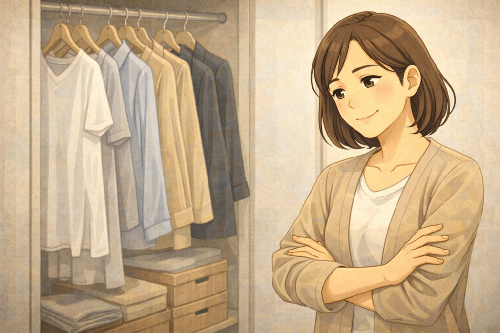 40代女性ミニマリストの服は何枚が正解？枚数の決め方と7日間実践法